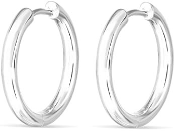 ESPRIT Damen-Creolen 925er Silber One Size Silber 32023012