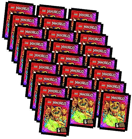 Blue Ocean Lego Ninjago Sticker - Crystalized 2023 - Sammelsticker - 25 Tüten
