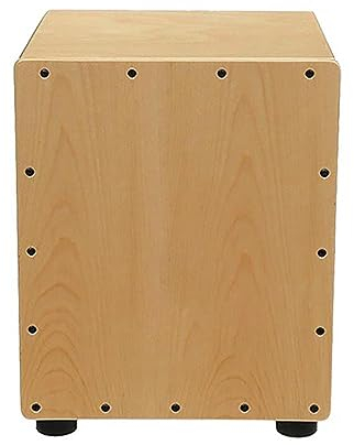 Cajon - Holzbox Drum aus Birke, eingebaute Gitarrensaite, Mini-Handtrommel für Anfänger, Percussion-Instrument (B)