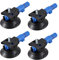 Fivetwofive 4 x ventouse concave de 3 pouces ventouse de 75 mm pour pompe une main résistante ventouse avec prisonnier fileté M6