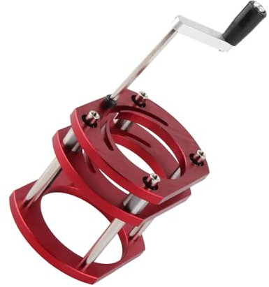Router Lift Table Base, Aluminum Alloy, Stainless Steel Support Rod, 4 Jaw Clamping, Height Adjustment, 51mm Lifting Range with Crank Handle for Small Trimming Machines