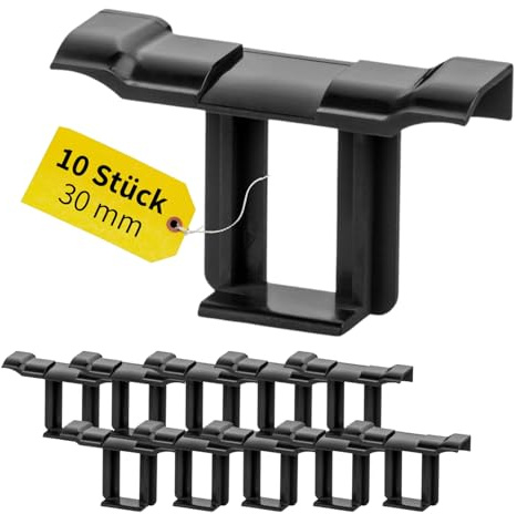 Avoltik Solarpanel Wasserablauf Clips I 10 Stück I PV-Ablaufclips für Wasser I Entwässerungsclips PV für effiziente Reinigung I Wasserableitungsclip für Solarmodule 30mm I Solarmodul Reinigungsclips