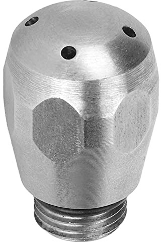 Walfront Kaffeemaschine Espresso Dampfdüse, Kaffee Universal Edelstahl Düse Ersatzzubehör Wiederverwendbar 4 Löcher Milchschaumauslauf Kaffeewerkzeuge für Kaffee