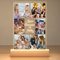 Cadeau Anniversaire Femme Personnalisé, Cadre Photo Personnalisé, Plaque Acrylique Personnalisée avec Veilleuse, Cadre Lumineux Personnalisable, Cadeau Personnalisé Meilleure Amie Femme, Homme