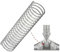 DEFIYEAR Lower Duct Hose for Shark NV340 NV480 NV601 NV681 NV800, Vacuum Cleaner for Shark Lift Away Hose Replacement PVC, Easy Installation for Daily Household Cleaning Needs(Silver)