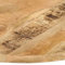 HETFTJN Schreibtischplatte Holzplatte Konsolentisch Esstisch - Tischplatte Massivholz Mango Rund 25-27 mm 70 cm für Klassenzimmer Sitzungszimmer Schlafzimmer Studie