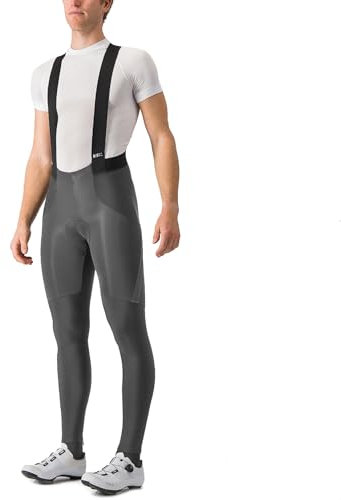 CASTELLI Herren Sorpasso ROS Trägerhose für Rennrad und Gravel Biking I Radfahren, Dunkel_Grau, Mittel