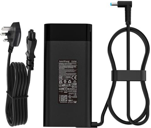 NEW 150W 19.5V 7.7A laptop Charger for HP ZBook Studio 15 16 17 15u 15v G3 G4 G5 G6 G7 G8,Power Supply cord G7 G8,Fury 15 17 G7 G8, x360 G5,OMEN Pavilion Gaming 15 17 EliteBook 1050 G1 AC Adapter