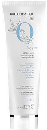 Medavita | Oxygen Detox Hair Mask 150 ml, Bringt das Haar wieder ins Gleichgewicht und nährt es, pH 3,5, Made in Italy | Gleicht und pflegt Haut und Haar, pH-Wert 3,5, hergestellt in Italien