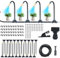Automatic Drip Irrigation System, 360° Bendable Nozzle Garden Balcony Watering System Atomization Sprinkler Irrigation Kit (20M)
