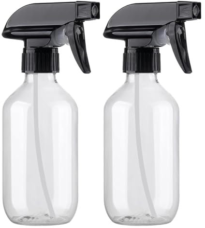 2 Stück 300ml Sprühflasche Leere Sprühflaschen Zum Befüllen Kunststoff Zerstäuber Sprühflaschen Nachfüllbare Friseursprühflaschen Mit Feiner Düse Für Pflanzen, Garten, Friseur