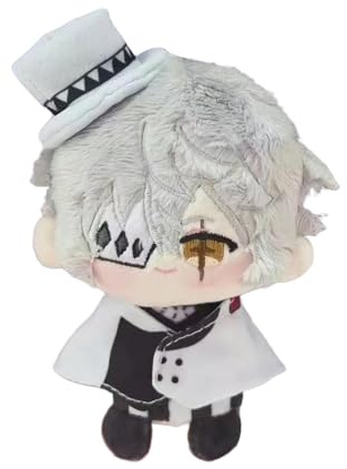 Jiumaocleu Anime Nikolai Gogol Weiche Figur BSD Stofffigur Dazai Osamu Puppen Hänge Schulranzen Anhänger Warme Geschenke 12 cm