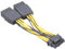 Fahoujs Double 8Pin 6+2Pin Bis 12+4Pin Adapterkabel 8Pin Bis 16Pin Motherboards Stecker Für 12VHPWR RTX4070 Verbessert Stabilitätsspiel PC Kabel