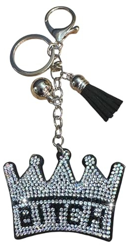 Popfizzy Bling Porte-clés pour femme - Paillettes - Porte-clés de voiture - Strass - Mignon pendentif sac