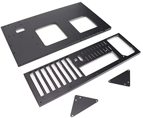 Fdit Open Air Computer Case, Motherboard Tray Chassis with Wide Body Heat Dissipation Design, Support ATX M to ATX ITX Boards Up to for Mining Rig GPU Mining Setup