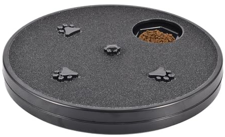 Ofcwoa Hundekratzbrett Für Krallen,Mit Futterbox Spielzeug Pad | Drehbares Hundekrallen Brett | Für Krallen Indoor Boden Training Futtersuche Schnüffeln