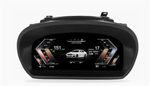 Panel de Instrumentos Digital de 12,3 Pulgadas para Coche, Compatible con BMW Serie 1 E81 E82 E87 E88. Pantalla LCD Multimedia. Pantalla para Coche,Pantalla táctil