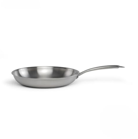 Livoo - Pfanne aus Edelstahl, 20 cm, MEP157 – Serie Brigade – Triply Edelstahl – PFAS-frei