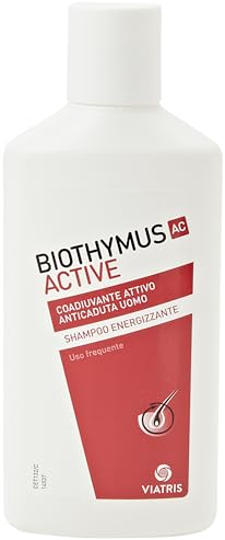 BIOTHYMUS Active Uomo, Shampoo Anticaduta Energizzante, per Tutti i Tipi di Capelli, Confezione da 200 ml