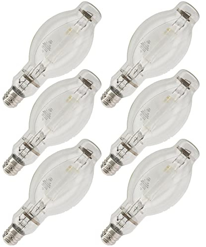 GE (18205) MVR1000/U/BT37 Metal Halide Lamp 1000W , Case of 6