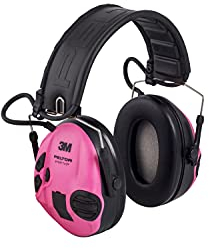 3M Peltor SportTac Gehörschutz pink - Ohrschützer mit aktiver Schalldämmung speziell für Jäger und Sportschützen - Dynamische Geräusch-Regelung - SNR 26dB