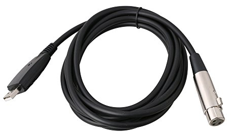 lyws XLR hembra a USB macho adaptador Cable de 10 pies grabadora de voz micrófono enlace