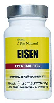 ProNatural - Eisen Tabletten - 180 Stück