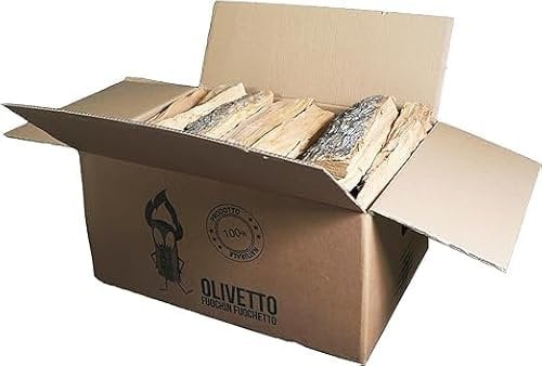 Legna da ardere di ulivo - per camino, stufa, barbecue - su bancale a perdere (25 kg)