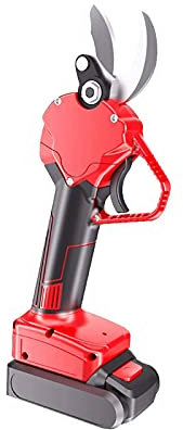 Tijeras de podar eléctricas Tijeras de podar eléctricas inalámbricas con baterías de repuesto Podadora inalámbrica recargable para jardinería Cortar ramas Árboles frutales Rosas Orquídea Tela Cartón (