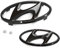 Hyundai 9999Z057237 Logo Emblem Schriftzug schwarz, nur für Facelift, nur für 5-Türer, nur für N-Line, Nicht für i30N