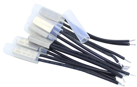 KSD9700 250V 5A 15~155 Gradi Disco Bimetallico Interruttore di Temperatura Normale Chiuso Chiuso Termostato Protezione Termica (Color : 30, Size : No)