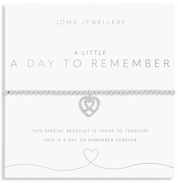 A LITTLE A DAY TO REMEMBER Silver Plated Bracelet in 17.5 cm stretch