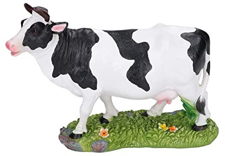 Atyhao Figurines de Vache, Figurines de Jardin, Décoration de Paysage, d'animaux de Maison, de Bureau, Ornement de bonsaï, Statues D'extérieur