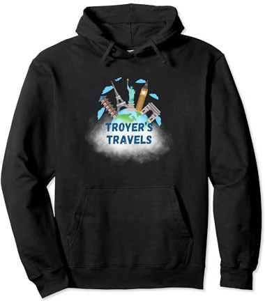 Troyer's Travels Official Merch Pullover Hoodie