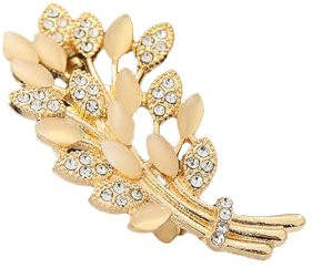 Qiwenr Broche Strass, Broche Cristal, Cristal Broche Pour, Broche en Cristal, Broche de Mode Pour Femmes, Strass Pour Femmes Broche, Élégant et éLégant Adapté aux Robes,Pulls et Décorations de Vestes