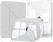 KVTVOU Hülle für iPad 11. Generation A16 2025 / iPad 10. Generation 10,9 Zoll 2022, Zusammenklappbarer Y-förmiger Ständer, Abnehmbar Transparente Abdeckung, Auto Wach/Schlaf, Grau