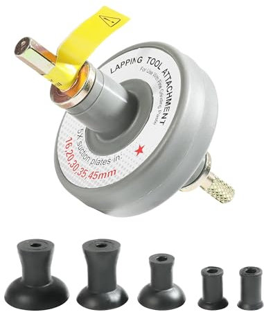 Rodoir Soupape Outils, Rodage de Soupape de Moteur, D'outil de Rodage de Soupape, Outils de Robinetterie, Kit de Rodage de Soupapes Avec Deux Anneaux en Caoutchouc de Taille 3.4.5.6