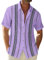 Chemisette Homme Lin Violet 2XL
