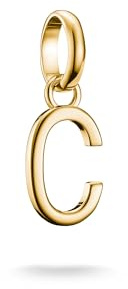 Thomas Sabo Charm Club Connect Charm Pendant Letter Recycled 925 Silver