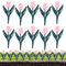 Valla para cama de flores, valla de cama de jardín, decoración de plantas para zona de piscina, recinto de mascotas, patio delantero, patio, vegetales elevados