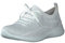 Skechers Ultra Flex-salutations, Zapatillas Mujer, Blanco y Plateado, 41 EU