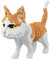 Balody Stehende Katze, Figur zum Zusammenbauen mit Nanoblocks, 1390 Teile