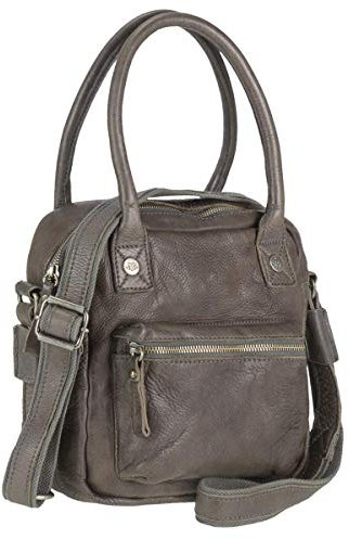 Billy The Kid Tasche Damen Umhängetasche Schultertasche Handtasche Shopper Leder New York grau