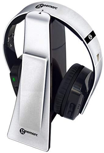 Geemarc CL7400 Opti - Amplified Wireless TV Headphones with Optical Connector - Over Ear Headphones for TV, Smartphones and PC - Low to Severe Hearing Loss - UK Version