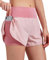 VIGVAN 2 in 1 Laufhose Damen Sport Shorts Sommer Kurze Hose Schnelltrocknend Fitness Yoga Shorts Gym Jogging Training Sporthose für Damen mit Taschen (PK, S)