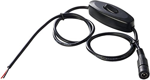 DC-Kabel mit Schalter, 2,1 mm, SKT, Netzteil-Zubehör, 1 Stück – C4229-SWITCH