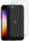 Wookfiss Rückseite Schutzfolie für iPhone SE 2022 für Panzerglas, Hinten Schutzfolie 9H Vollabdeckung Zurück Film Anti-Kratzen Displayschutzfolie Klar Rückseite Folie für iPhone SE3[2 Stücke]