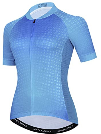 YOUALSO Mountain Bike Jersey Women Short Sleeve Womens Cycling Jersey Cycle Shirt Biking Top S-3xl
