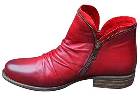 Kobilee Donna Stivaletti Stringati Comode Scamosciati Anfibi Chunky Eleganti con Tacco Morbidi Stivaletti Stivali Calzino Bassi Autunnali Invernali Cowboy Pelle Ankle Chelsea Boots