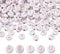 Bestewelry 500Pcs Flat Round Acrylic Letter Beads with Rose Gold Vowels Letter 7mm White Disc Coin Alphabet Loose Beads Spacer for Jewellery Making